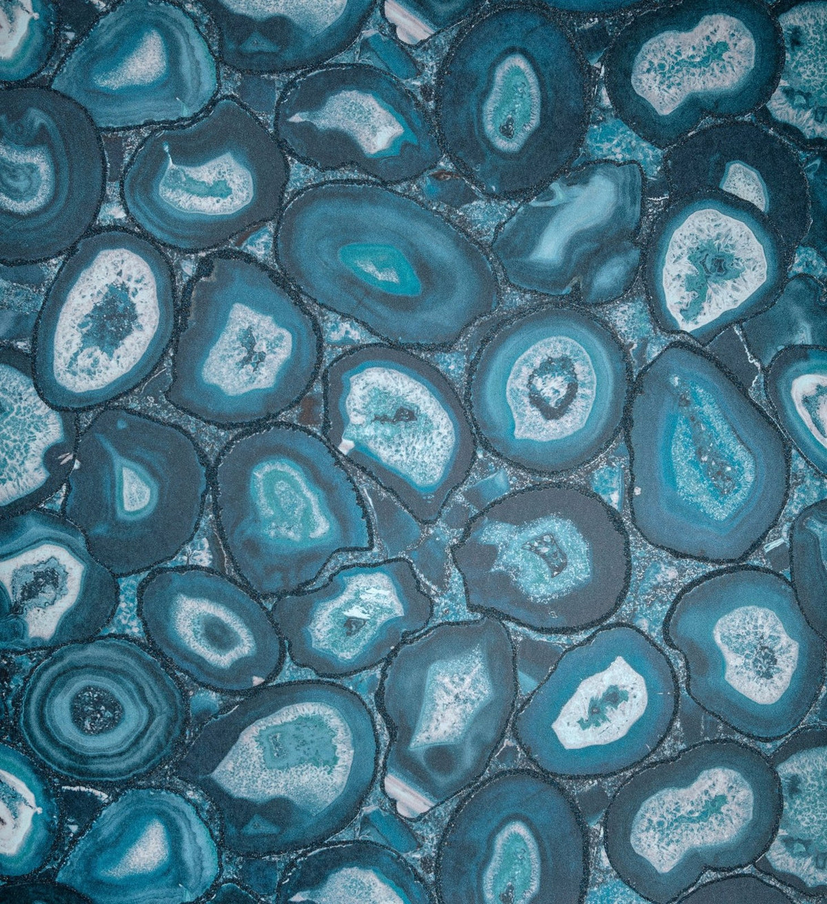 The ReBorn House TRH51400 Wallpaper in blue, colorway TRH51400.A, swatch