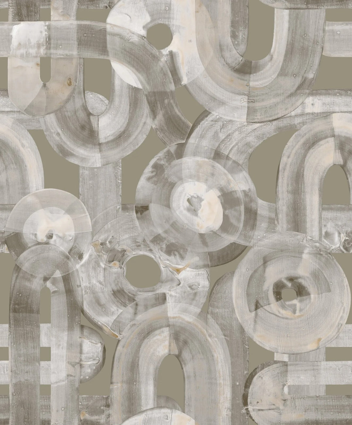 The ReBorn House TRH51413 Wallpaper in grey and neutral, colorway TRH51413.A, swatch
