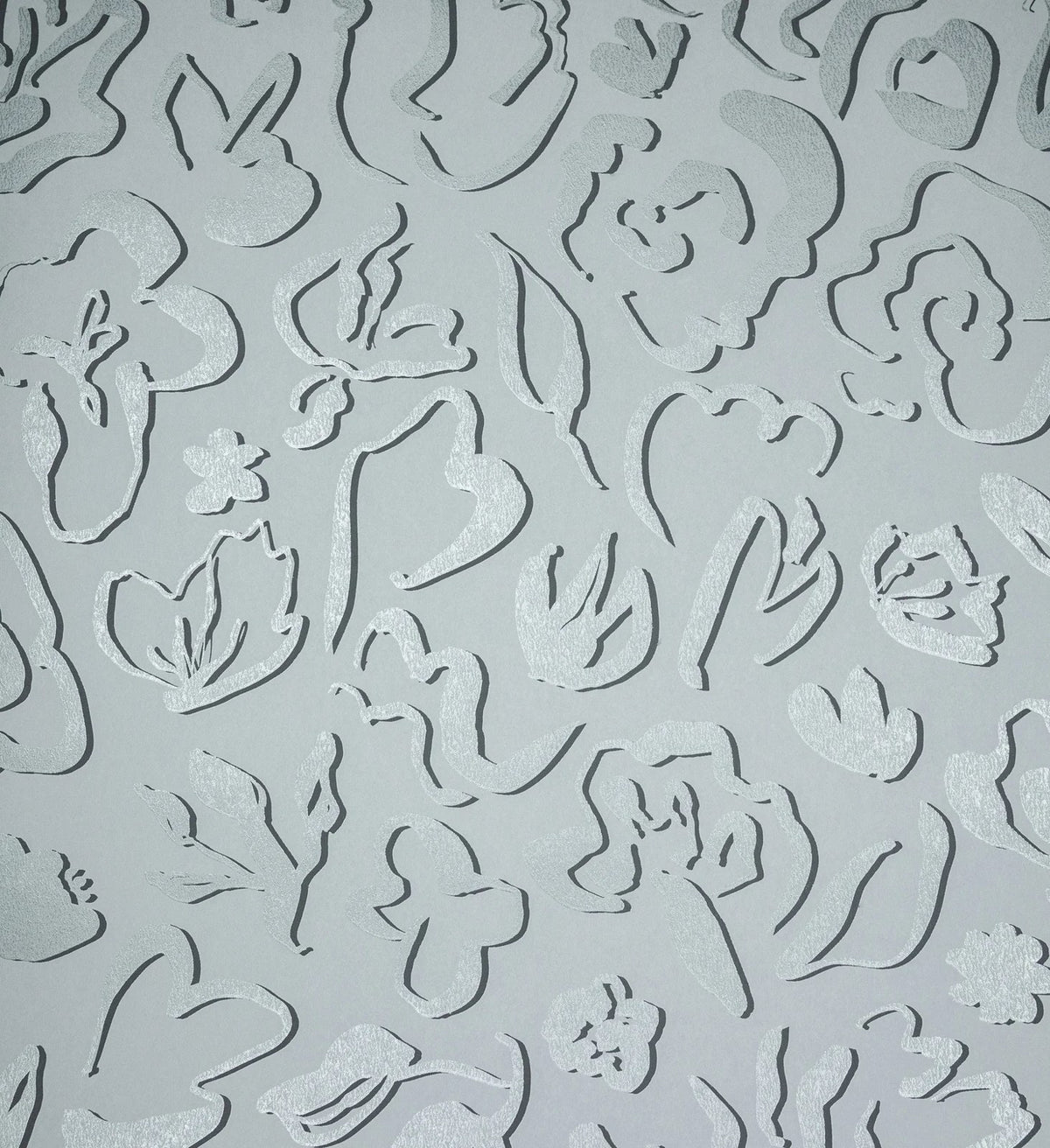 The ReBorn House TRH51419 Wallpaper in grey, colorway TRH51419.A, swatch