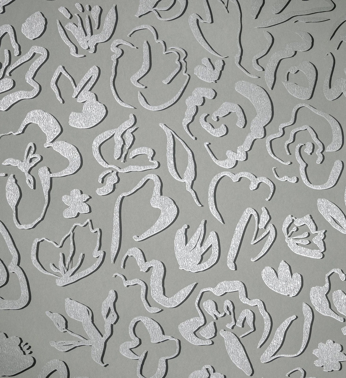 The ReBorn House TRH51420 Wallpaper in grey, colorway TRH51420.A, swatch