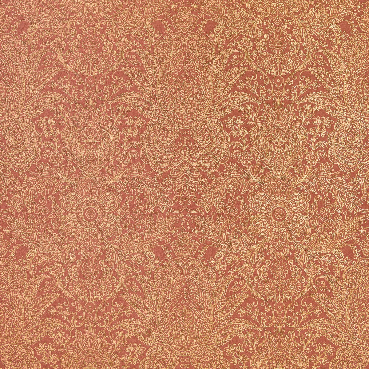 The ReBorn House TRH51483 Wallpaper in orange, colorway TRH51483.A, swatch