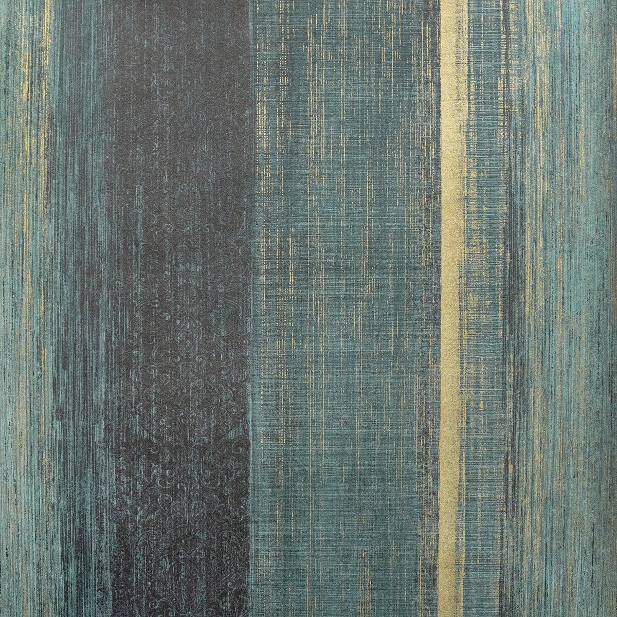 The ReBorn House TRH51491 Wallpaper in grey and green, colorway TRH51491.A, swatch