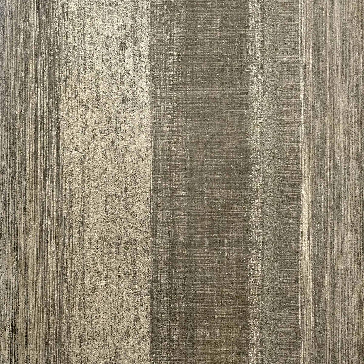 The ReBorn House TRH51492 Wallpaper in brown and neutral, colorway TRH51492.A, swatch