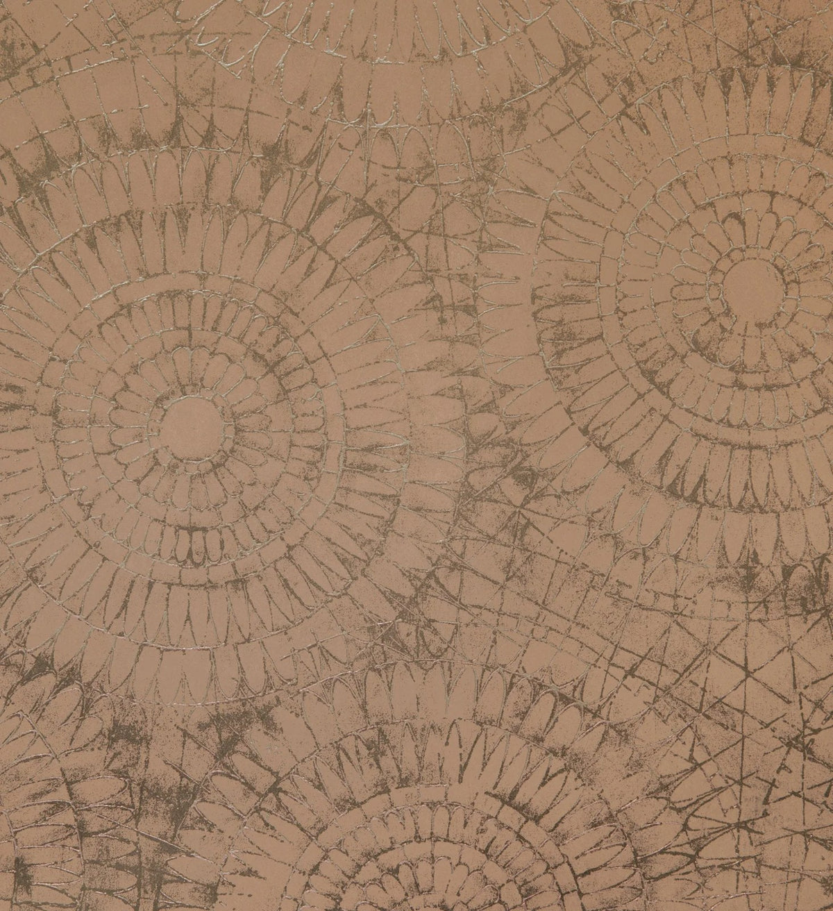 The ReBorn House TRH51616 Wallpaper in brown and neutral, colorway TRH51616.A, swatch
