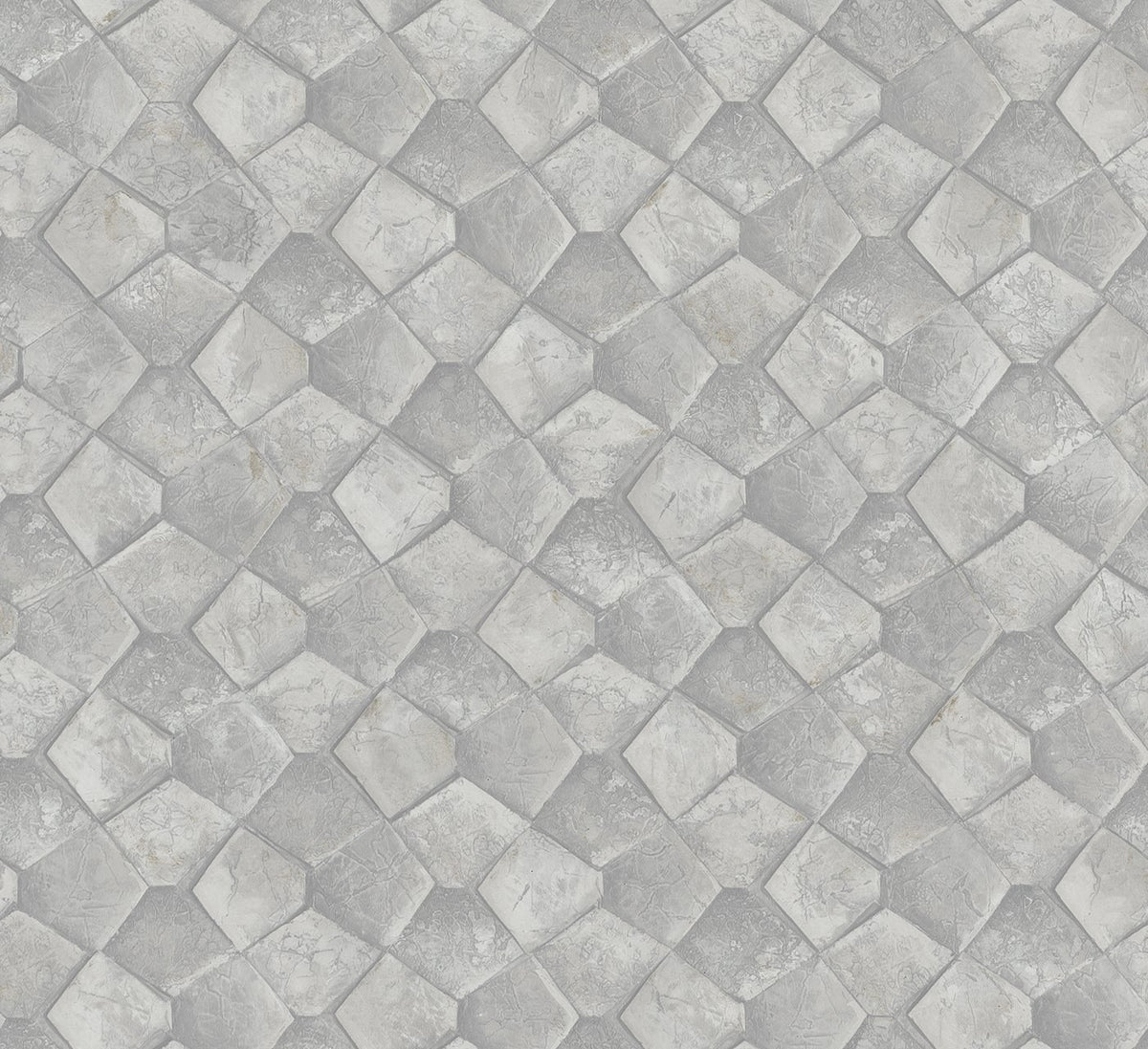 The ReBorn House TRH51634 Wallpaper in grey, colorway TRH51634.A, swatch