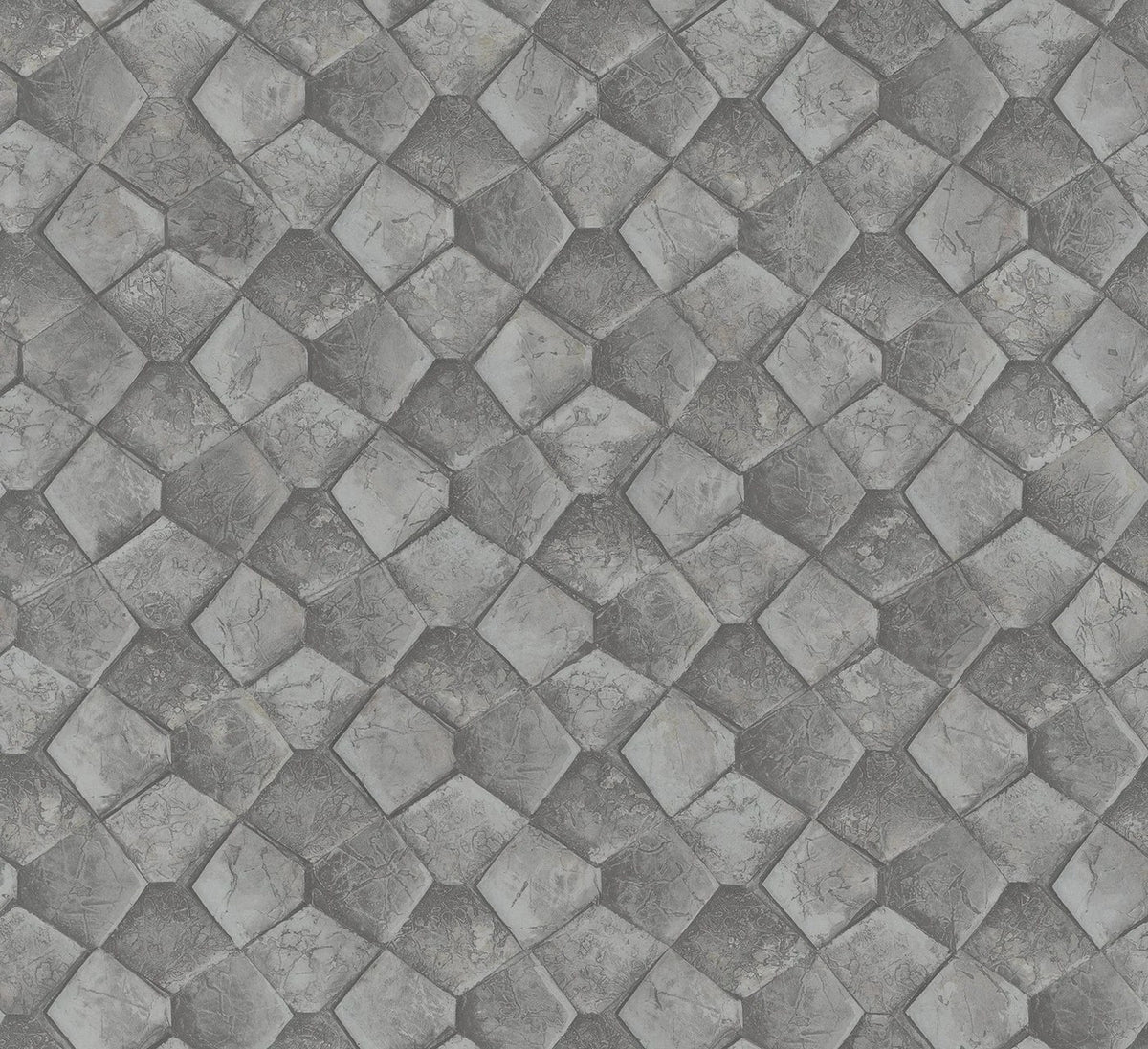 The ReBorn House TRH51635 Wallpaper in grey, colorway TRH51635.A, swatch