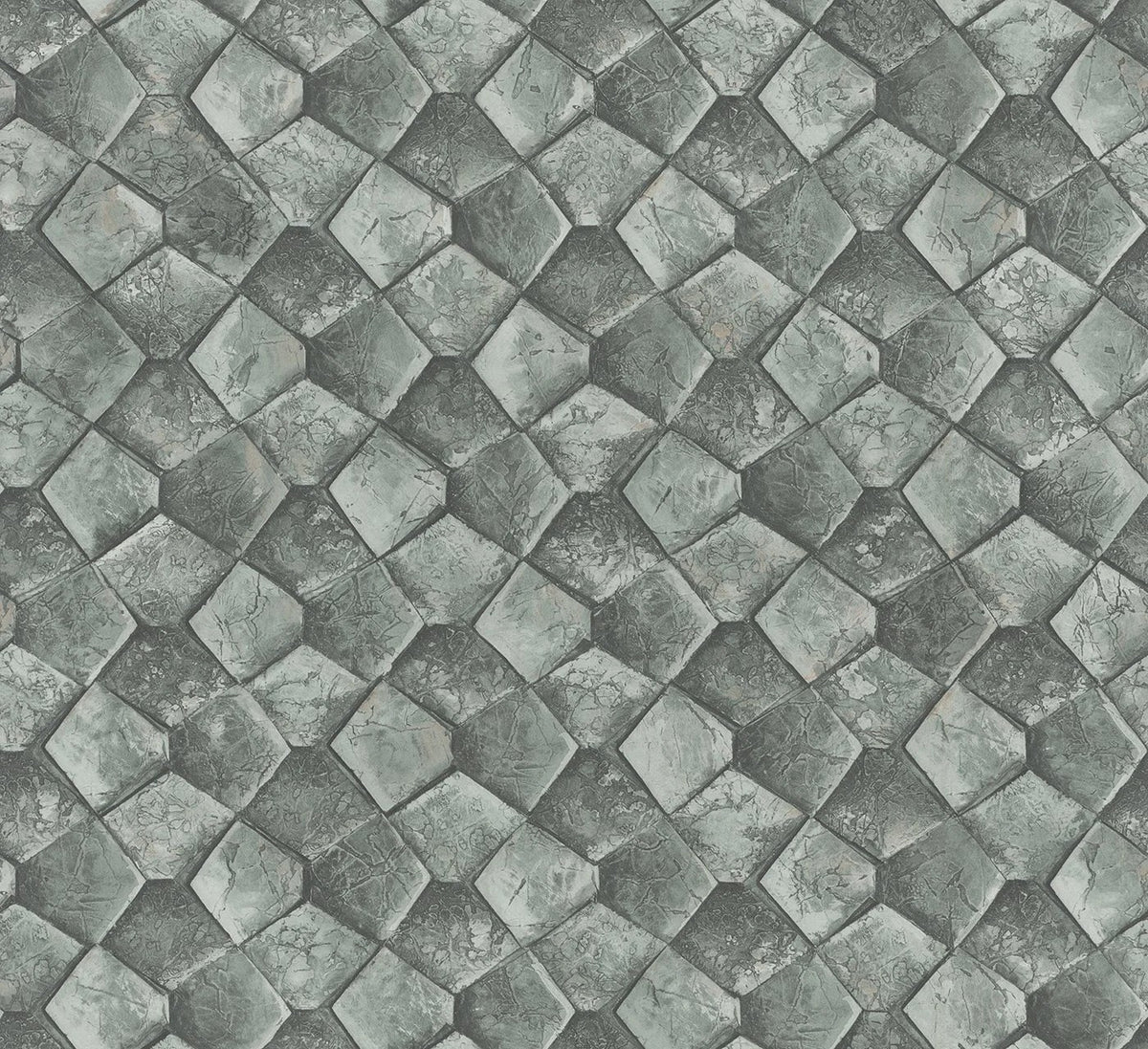 The ReBorn House TRH51652 Wallpaper in grey, colorway TRH51652.A, swatch