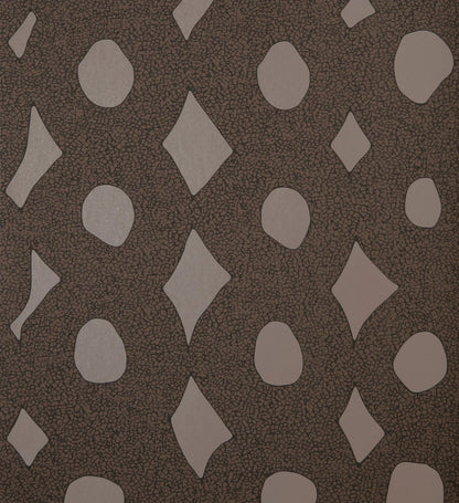 The ReBorn House TRH51683 Wallpaper in brown, colorway TRH51683.B, swatch