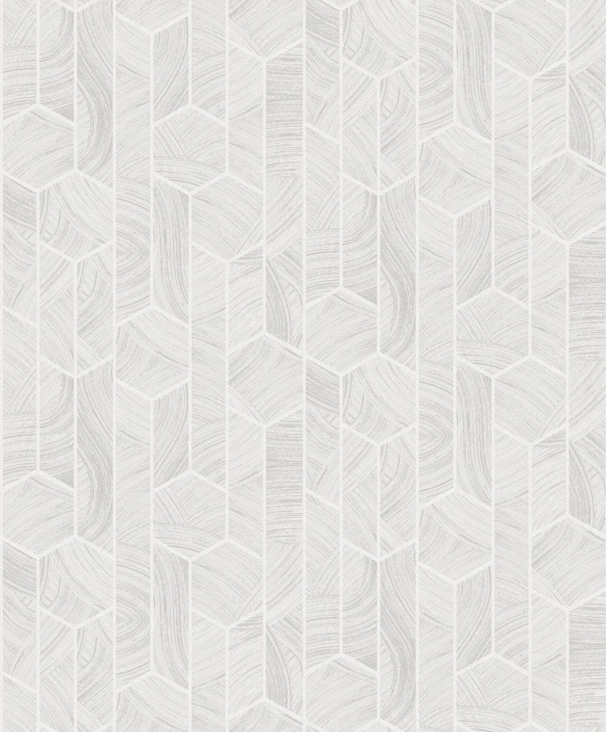 The ReBorn House TRH51694 Wallpaper in white, colorway TRH51694.B, swatch