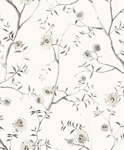 The ReBorn House TRH51695 Wallpaper in white, colorway TRH51695.A, swatch