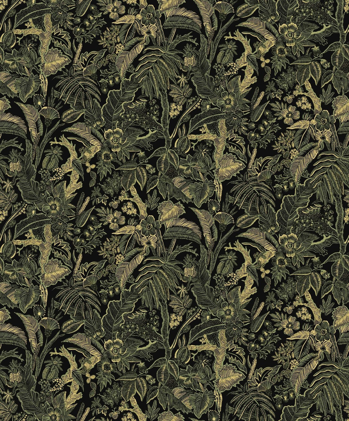 The ReBorn House TRH51698 Wallpaper in green, colorway TRH51698.E, swatch