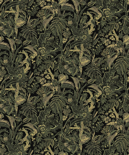 The ReBorn House TRH51698 Wallpaper in green, colorway TRH51698.E, swatch