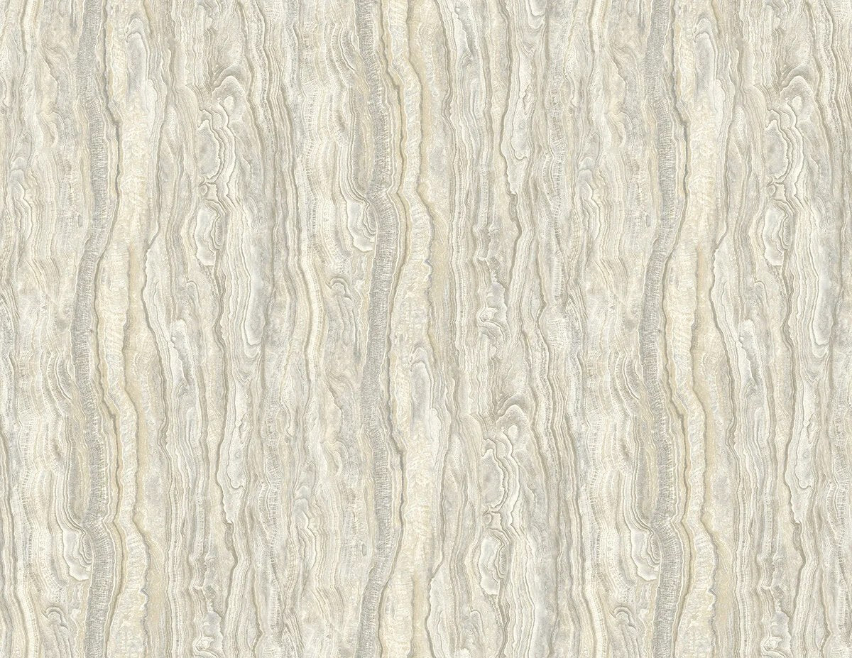 The ReBorn House TRH51734 Wallpaper in neutral and white, colorway TRH51734.A, swatch