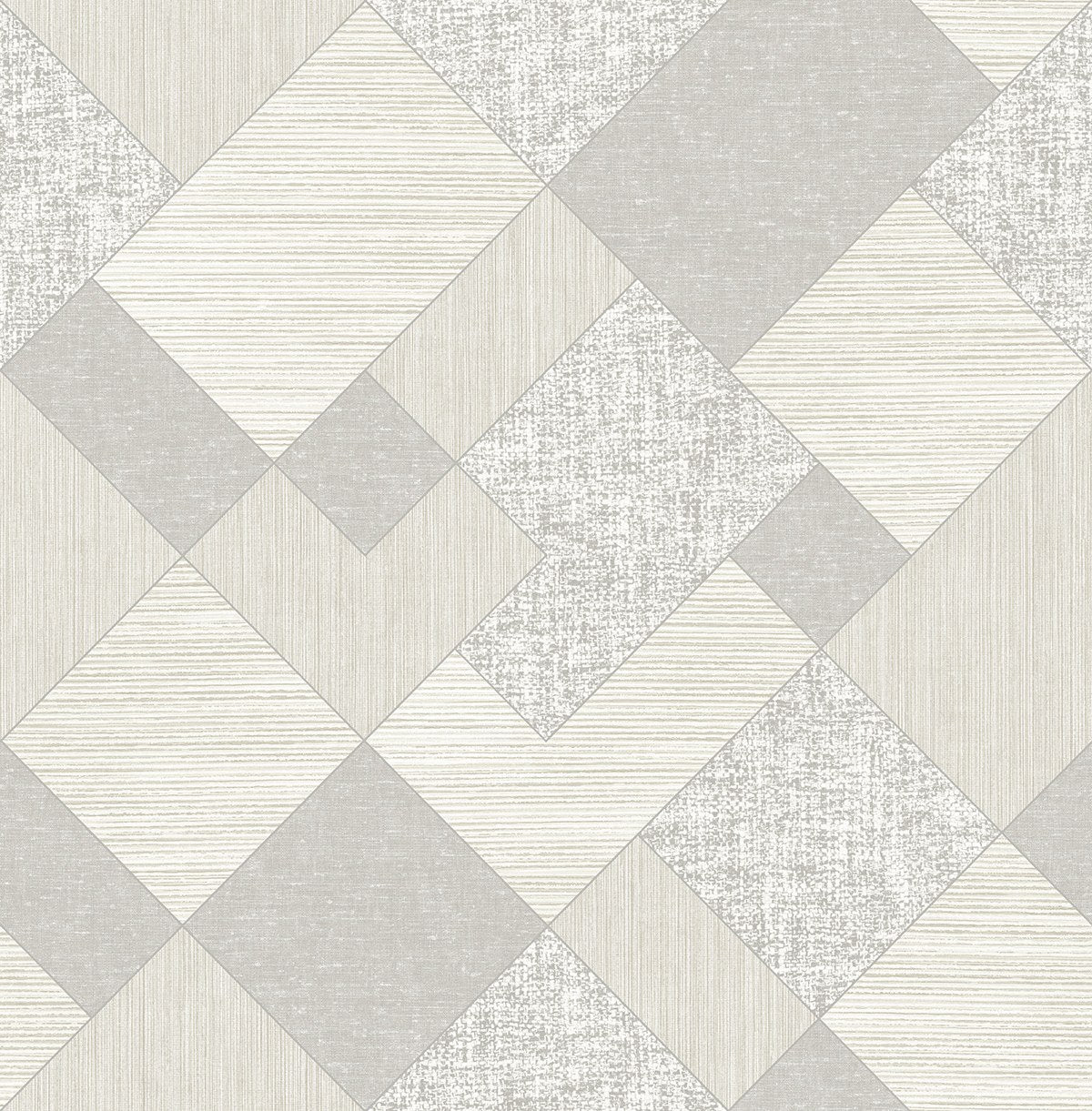 The ReBorn House TRH51770 Wallpaper in white and grey, colorway TRH51770.A, swatch