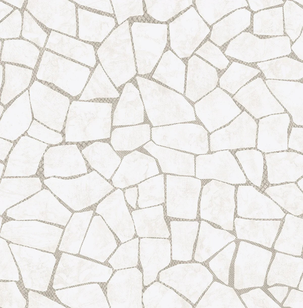 The ReBorn House TRH51811 Wallpaper in white, colorway TRH51811.A, swatch