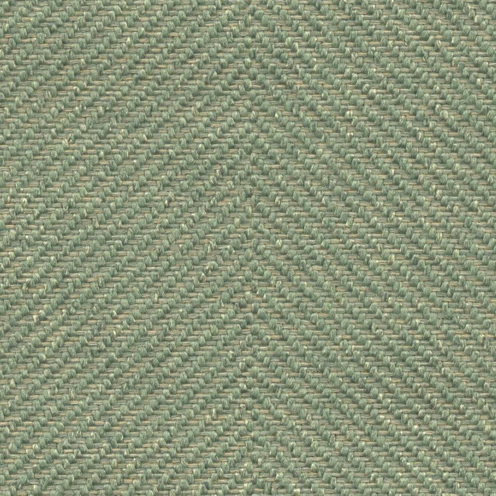 The ReBorn House TRH5628 Performance Fabric in Mint, colorway TRH5628.A, herringbone in green