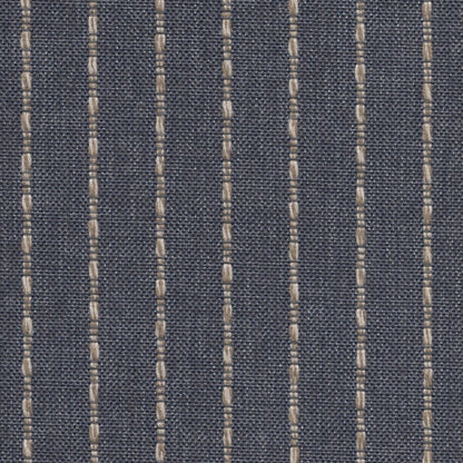 The ReBorn House TRH5637 Performance Fabric in Navy, colorway TRH5637.A, stripe in blue and grey