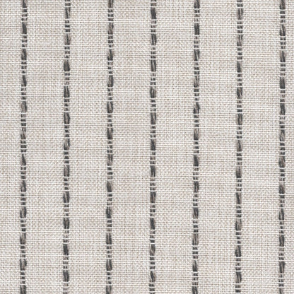 The ReBorn House TRH5637 Performance Fabric in Linen Grey, colorway TRH5637.B, stripe in grey