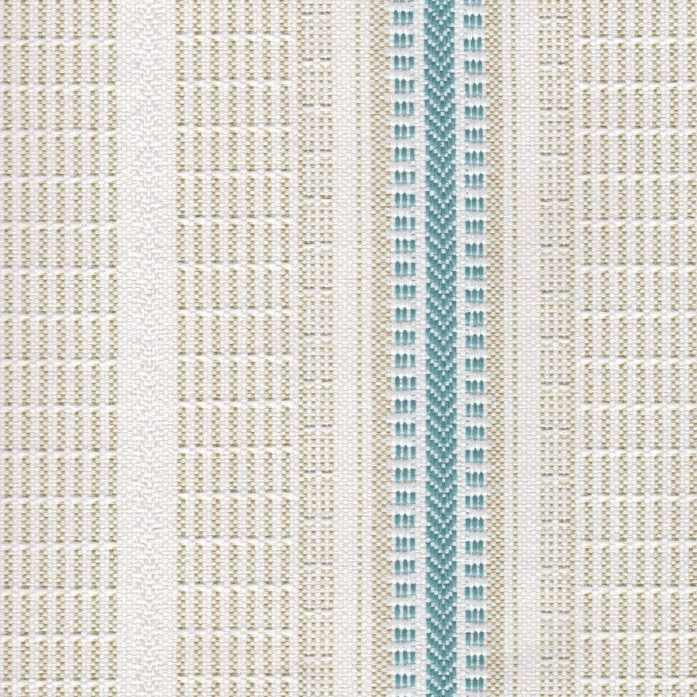 The ReBorn House TRH5652 Outdoor Performance Fabric in Sprout, colorway TRH5652.A, stripe in green, white and neutral
