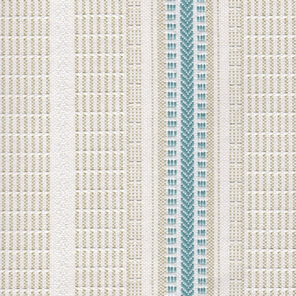 The ReBorn House TRH5652 Outdoor Performance Fabric in Sprout, colorway TRH5652.A, stripe in green, white and neutral