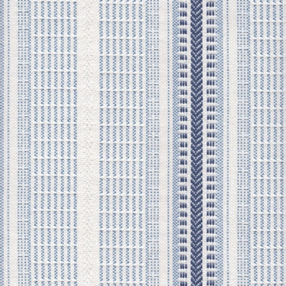 The ReBorn House TRH5652 Outdoor Performance Fabric in Lapis, colorway TRH5652.C, stripe in blue, white and grey