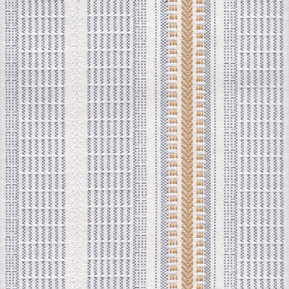 The ReBorn House TRH5652 Outdoor Performance Fabric in Cornsilk, colorway TRH5652.E, stripe in neutral, white and grey