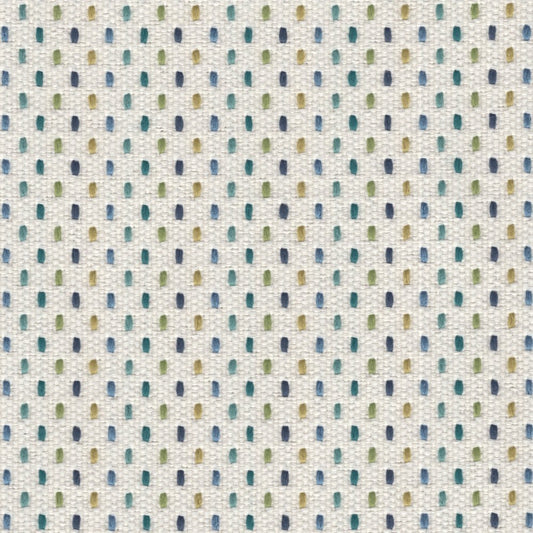 The ReBorn House TRH5665 Outdoor Performance Jacquard in Capri, colorway TRH5665.A, dot in blue and white