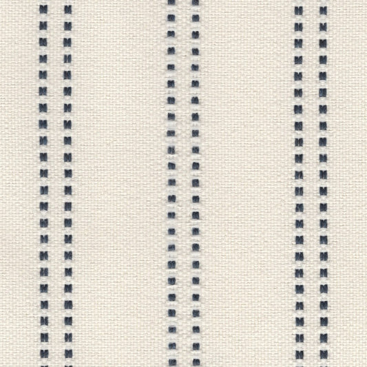 The ReBorn House TRH5666 Outdoor Performance Fabric in Lapis, colorway TRH5666.A, stripe in blue and white