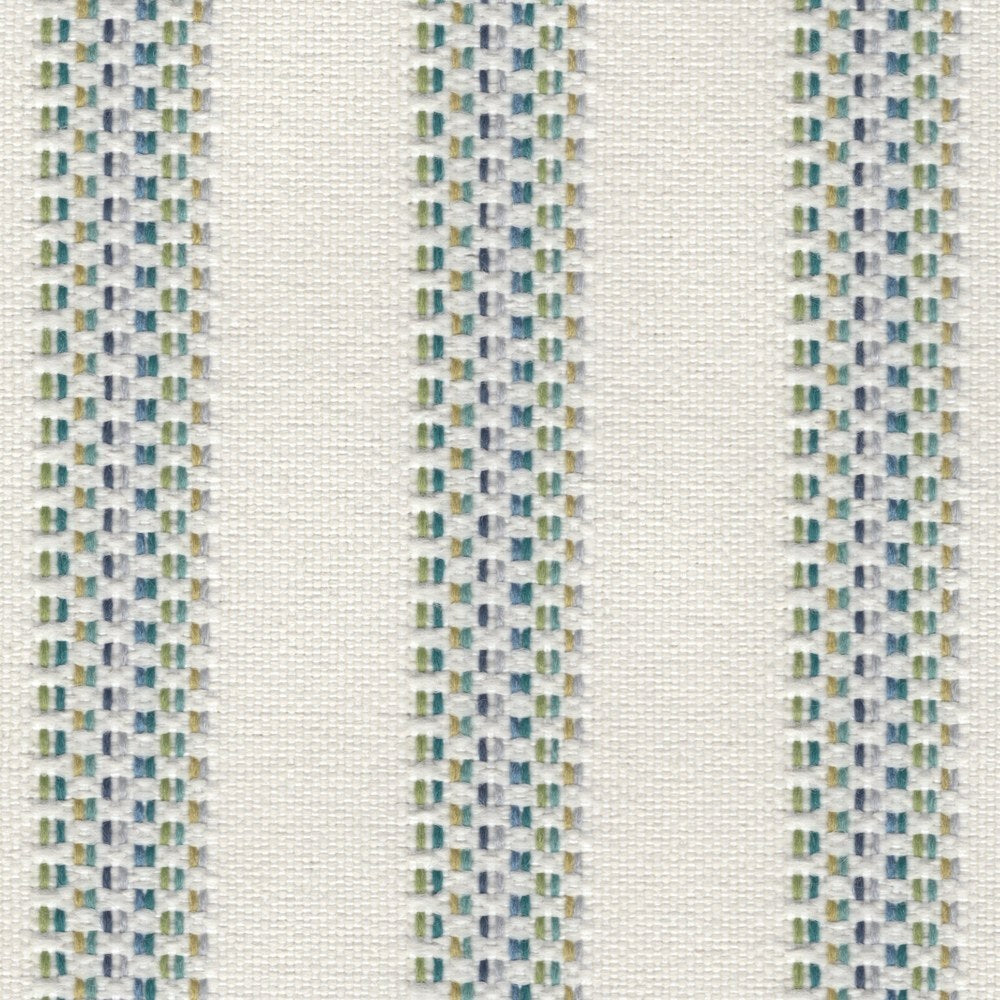 The ReBorn House TRH5682 Outdoor Performance Fabric in Denim, colorway TRH5682.A, stripe in blue, white and grey