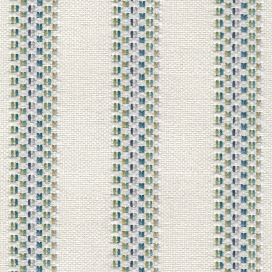 The ReBorn House TRH5682 Outdoor Performance Fabric in Denim, colorway TRH5682.A, stripe in blue, white and grey