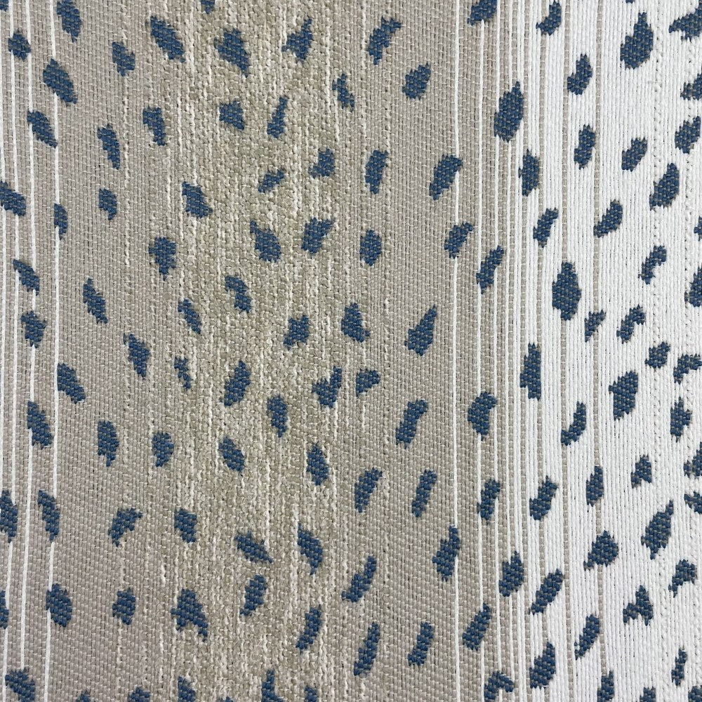 The ReBorn House TRH5683 Outdoor Performance Jacquard in Sky, colorway TRH5683.A, spot in blue, neutral and grey