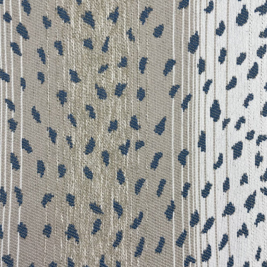 The ReBorn House TRH5683 Outdoor Performance Jacquard in Sky, colorway TRH5683.A, spot in blue, neutral and grey