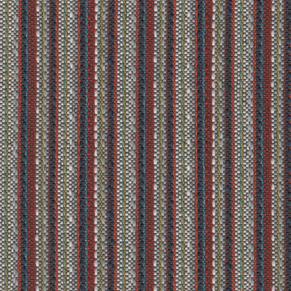 The ReBorn House TRH5686 Outdoor Performance Fabric in Rainbow, colorway TRH5686.B, pinstripe in grey, brown and orange