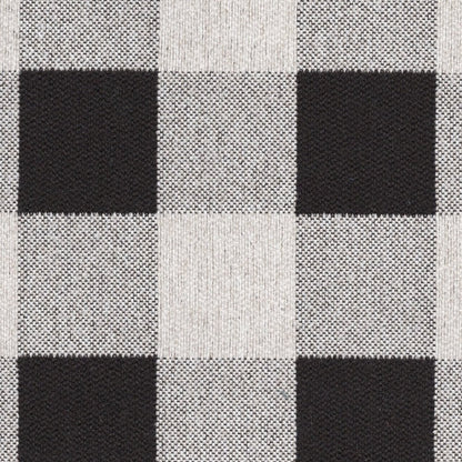 The ReBorn House TRH5698 Performance Jacquard in Black, colorway TRH5698.A, buffalo check in black and grey