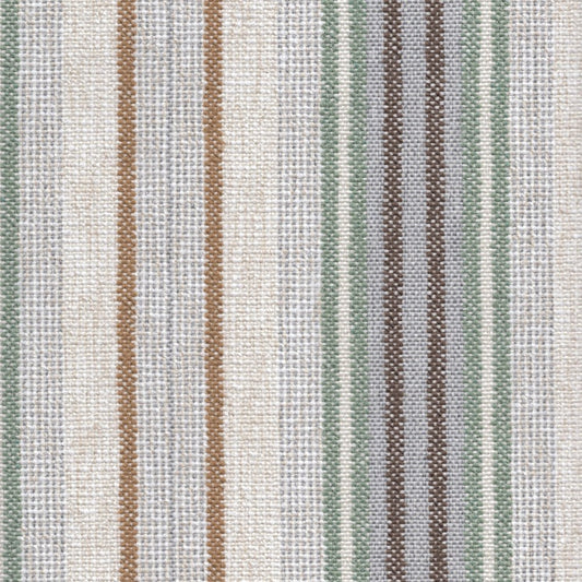 The ReBorn House TRH5702 Outdoor Performance Fabric in Eucalyptus, colorway TRH5702.A, stripe in green and grey