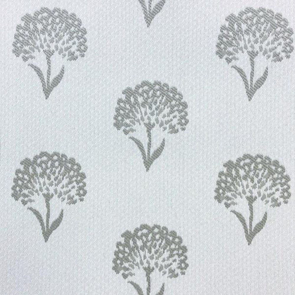 The ReBorn House TRH5708 Performance Jacquard in Taupe, colorway TRH5708.B, floral in neutral and white