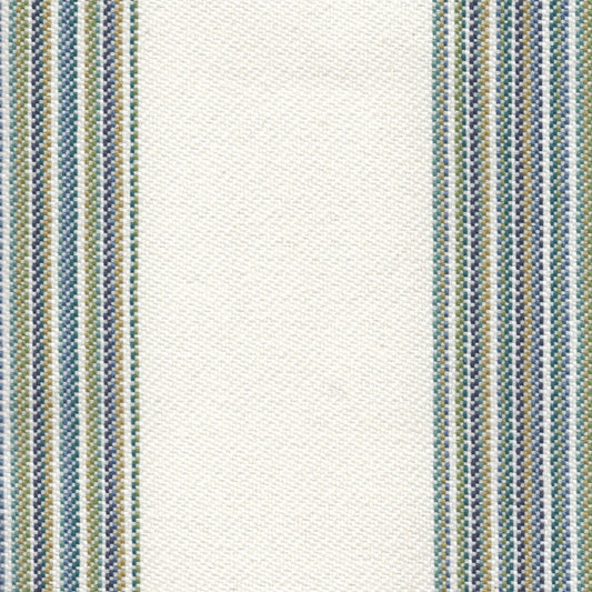 The ReBorn House TRH5709 Outdoor Performance Fabric in Denim, colorway TRH5709.A, stripe in blue and white
