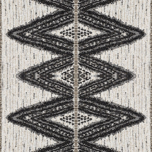 The ReBorn House TRH5728 Outdoor Performance Jacquard in Charcoal, colorway TRH5728.A, diamond in grey