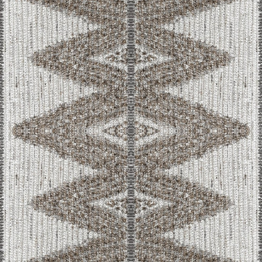 The ReBorn House TRH5728 Outdoor Performance Jacquard in Sand, colorway TRH5728.B, diamond in neutral, grey and brown
