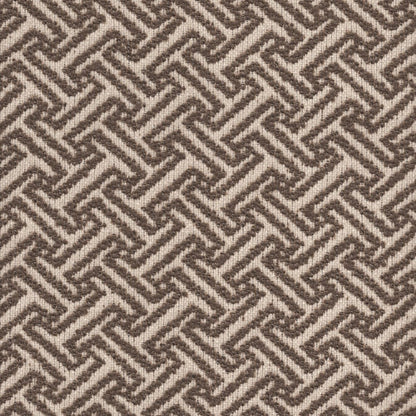The ReBorn House TRH5732 Performance Jacquard in Mocha, colorway TRH5732.B, lattice in brown and neutral