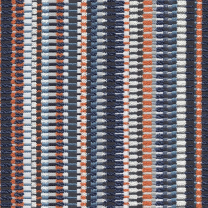The ReBorn House TRH5735 Outdoor Performance Jacquard in Navy, colorway TRH5735.A, stripe in blue and grey