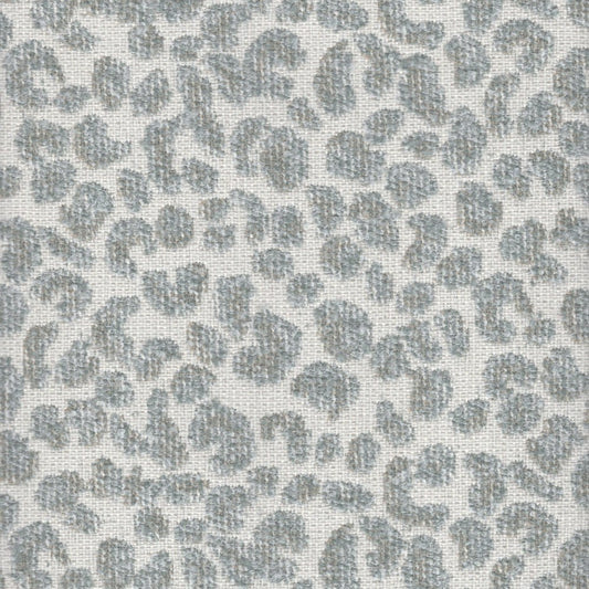 The ReBorn House TRH5738 Outdoor Performance Jacquard in Fog, colorway TRH5738.A, leopard in grey and white