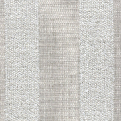 The ReBorn House TRH5744 Outdoor Performance Jacquard in Bleach, colorway TRH5744.A, awning stripe in white and grey