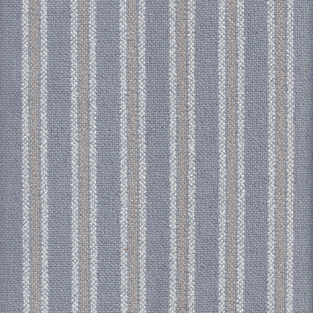 The ReBorn House TRH5759 Performance Fabric in Blue, colorway TRH5759.A, stripe in blue and grey