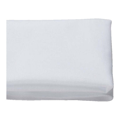 The ReBorn House TRH5782 Ise Momen Tenugui Cotton Cloth in Sarashi Bleached White, colorway TRH5782.A, folded on white