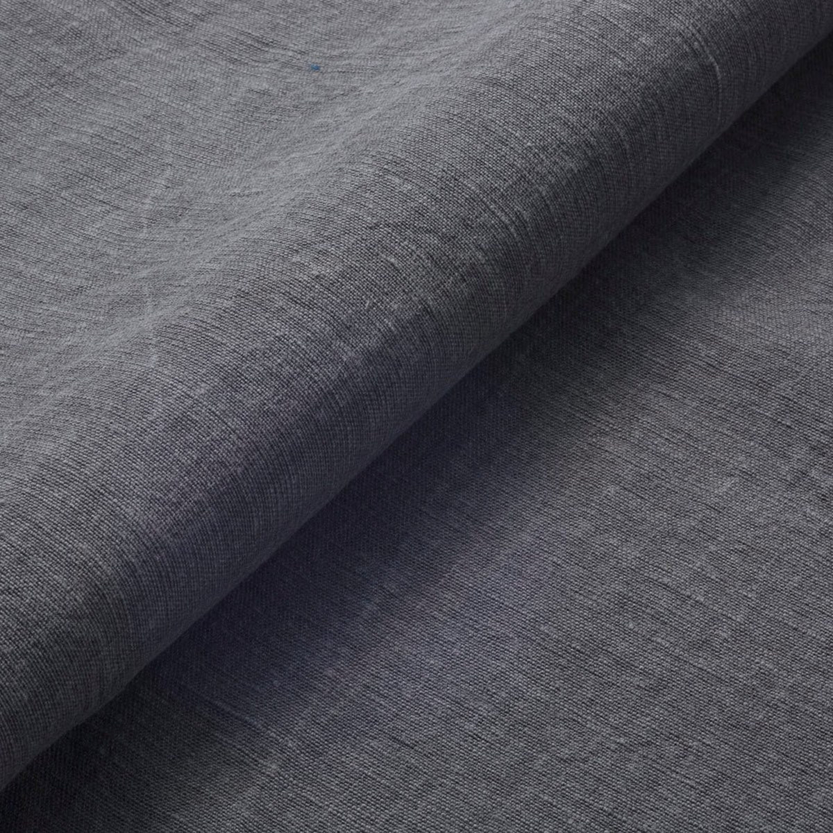 The ReBorn House TRH5787 Fushi-Ori Mid-Weight Slub Cotton in Sumi Charcoal, colorway TRH5787.B, flat fabric swatch