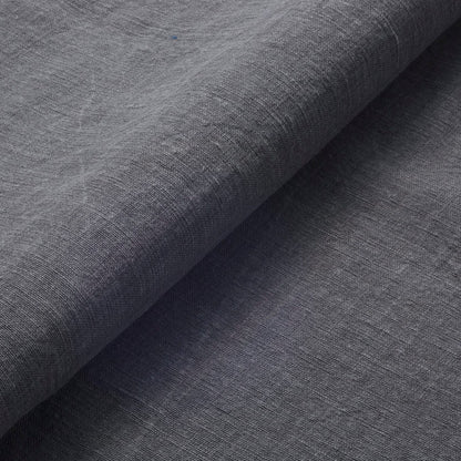 The ReBorn House TRH5787 Fushi-Ori Mid-Weight Slub Cotton in Sumi Charcoal, colorway TRH5787.B, flat fabric swatch