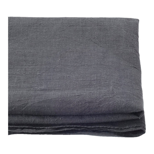 The ReBorn House TRH5789 Sumizome Fushi-Ori Lightweight Gray Cotton in Sumi Gray, colorway TRH5789.A, folded on white