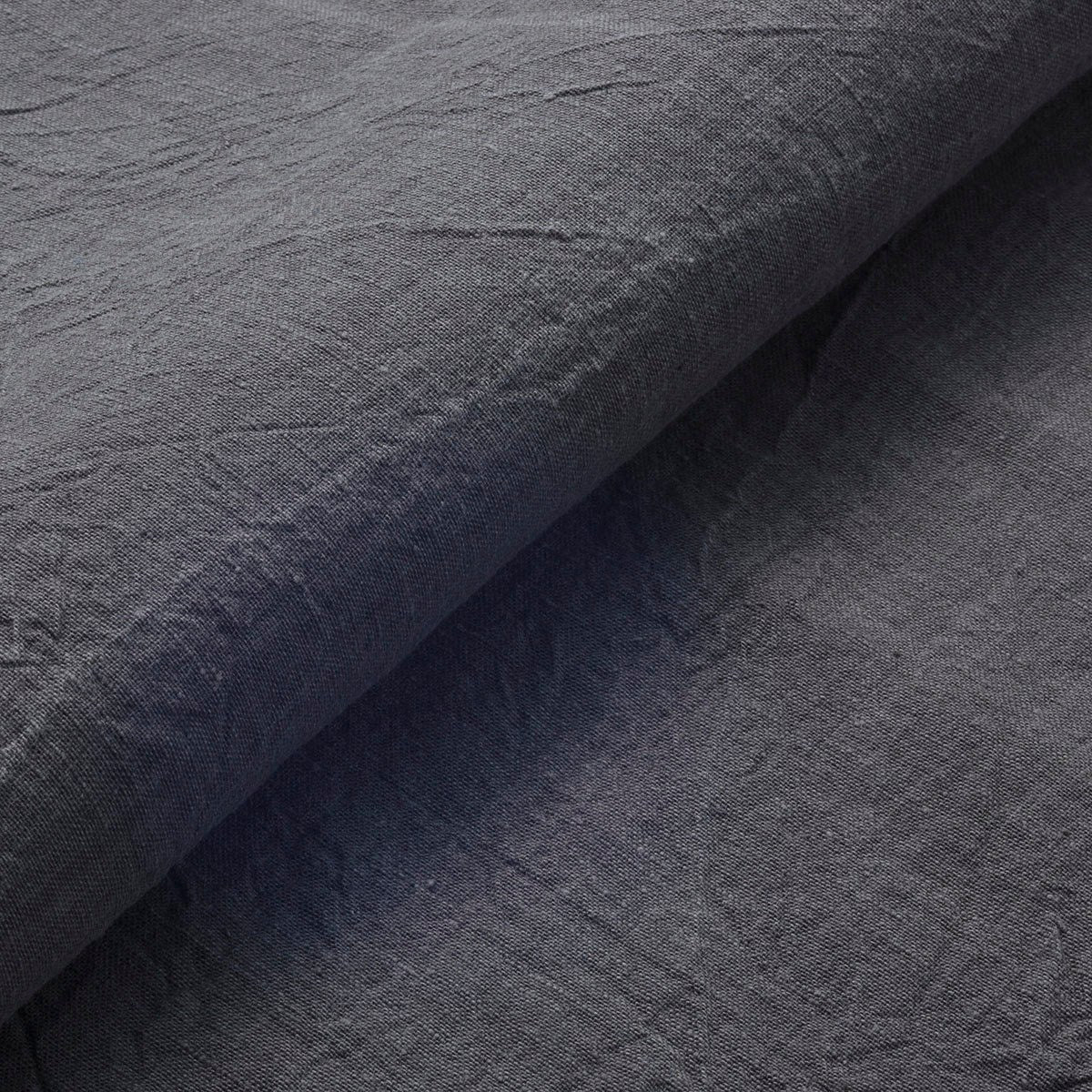 The ReBorn House TRH5789 Sumizome Fushi-Ori Lightweight Gray Cotton in Sumi Gray, colorway TRH5789.A, flat fabric swatch