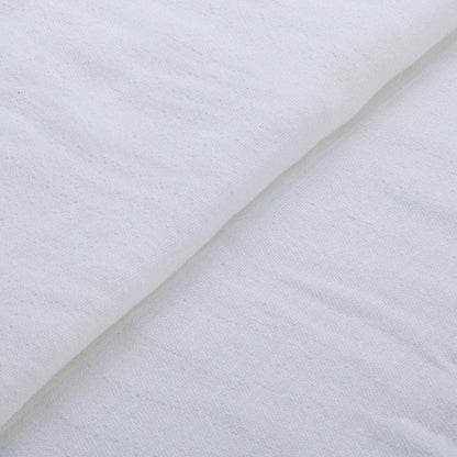 The ReBorn House TRH5791 Senshu 2.5-Layer Gāze Cotton Gauze in Sarashi Bleached White, colorway TRH5791.A, flat fabric swatch